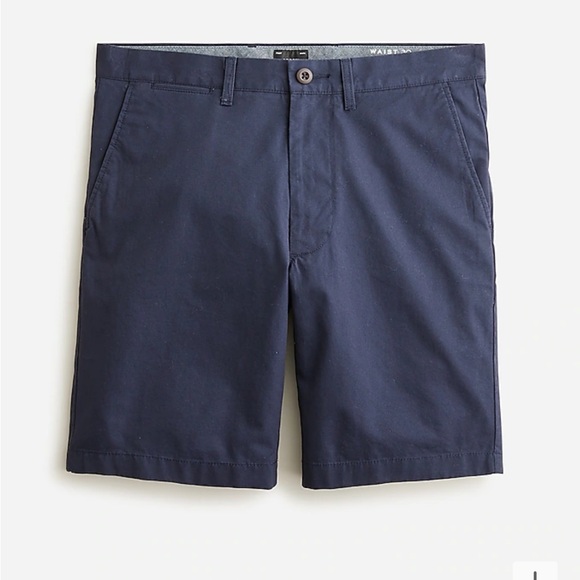 J. Crew 9" Stretch Chino Short Navy - Picture 4 of 7